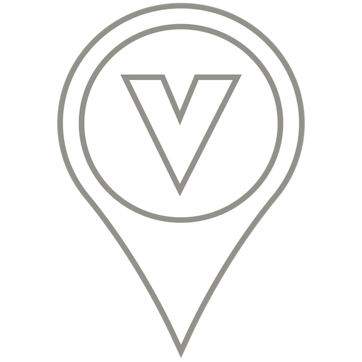 A round Munzee map pin